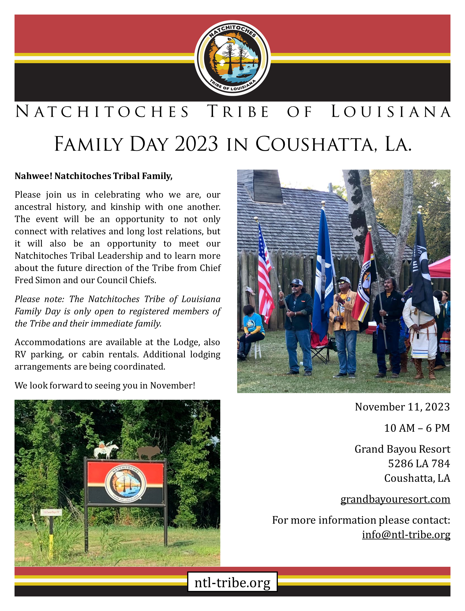 News & Events – Natchitoches Tribe of Louisiana